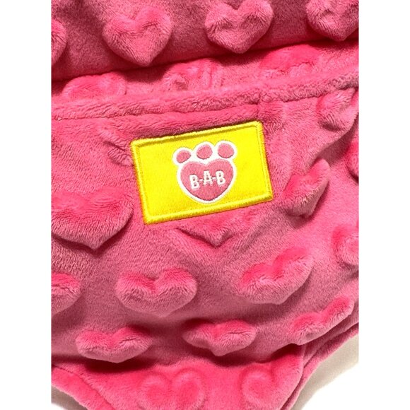 Build A Bear BAB Clothes & Backpack Lot Carrier Pink Hearts Smurfette Care Bear - Picture 7 of 14